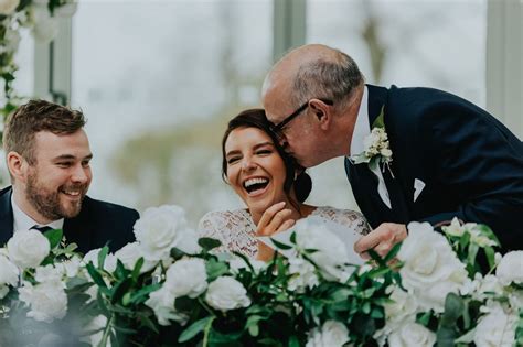 The guests were becoming so the father of the bride quickly closed the.
